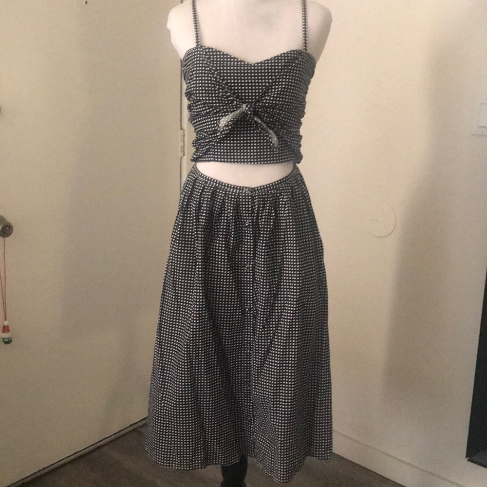 ✖️SOLD✖️ Spoon Jeans gingham dress size S/M